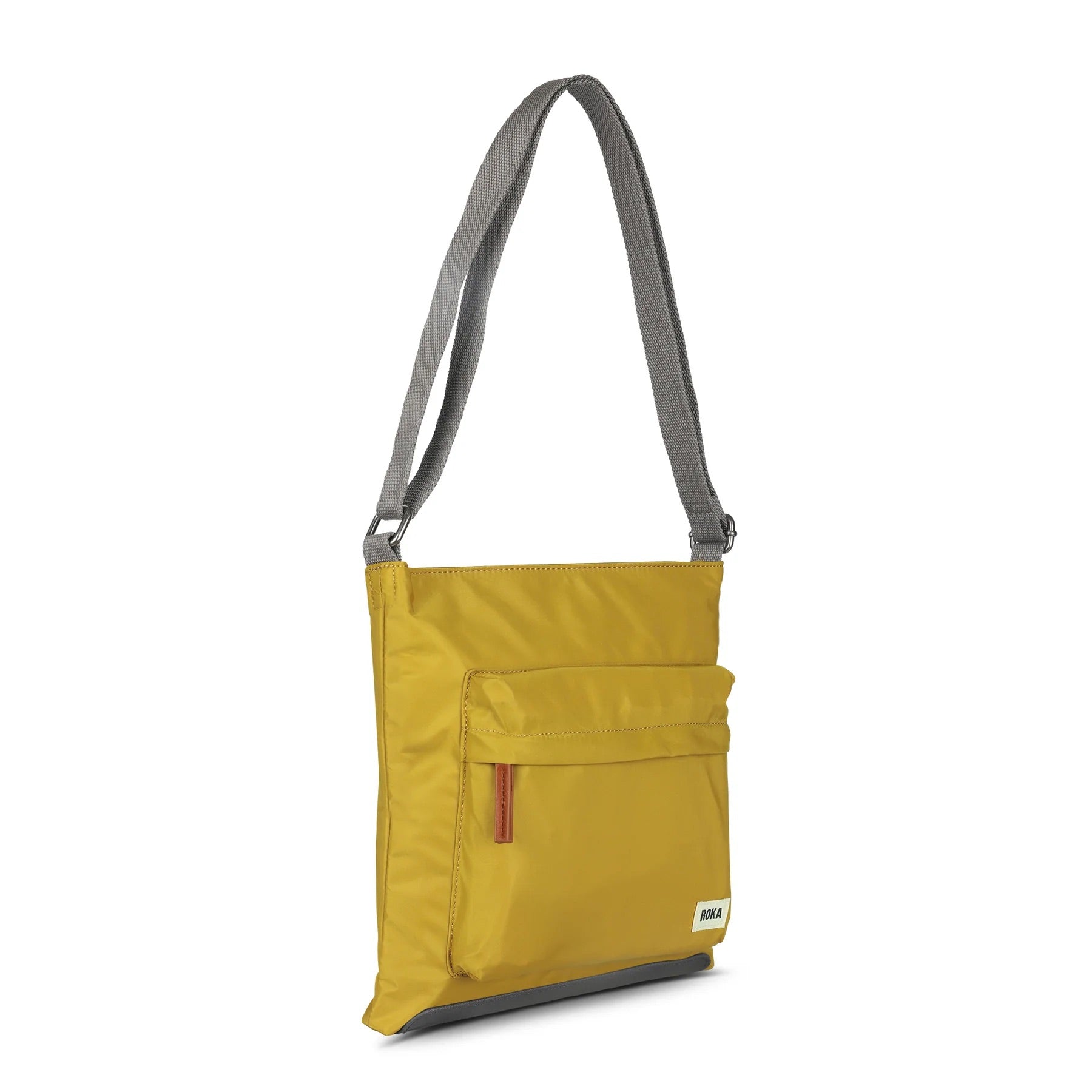 Roka Kennington B Medium Crossbody Bag -Sustainable Nylon - Corn