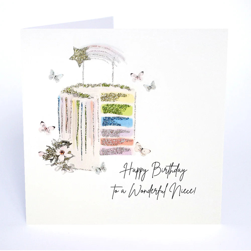Five Dollar Shake Wonderful Niece Birthday Cake Card