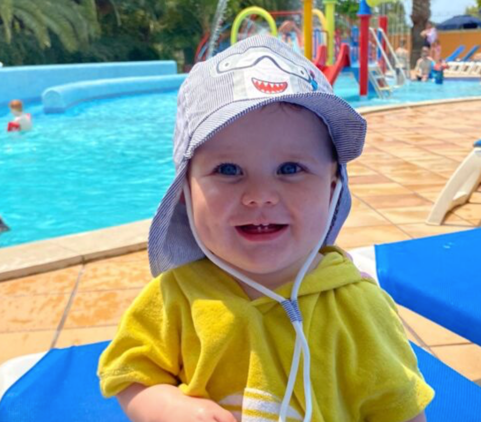 Ziggle Scuba Shark Children's Sun Hat