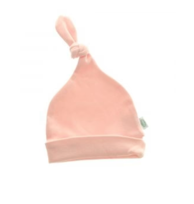 Ziggle Pale Pink Plain Cotton Hat