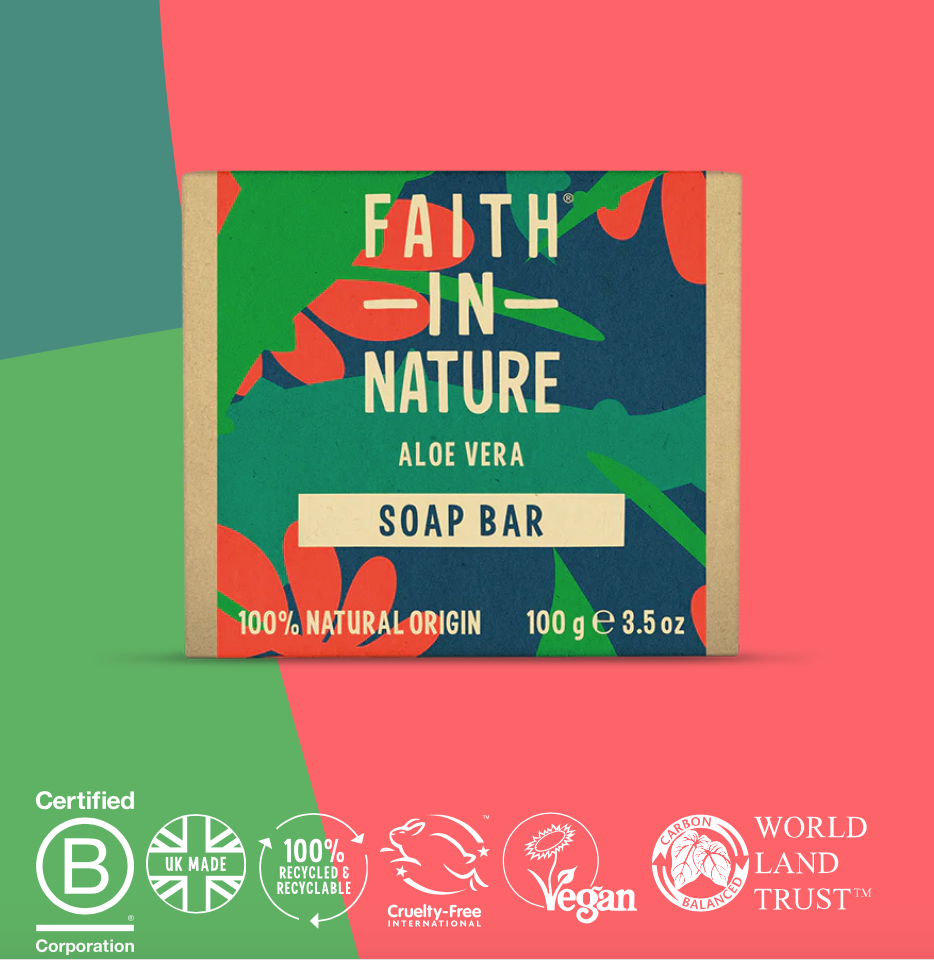 Faith in Nature Aloe Vera Soap - 100g