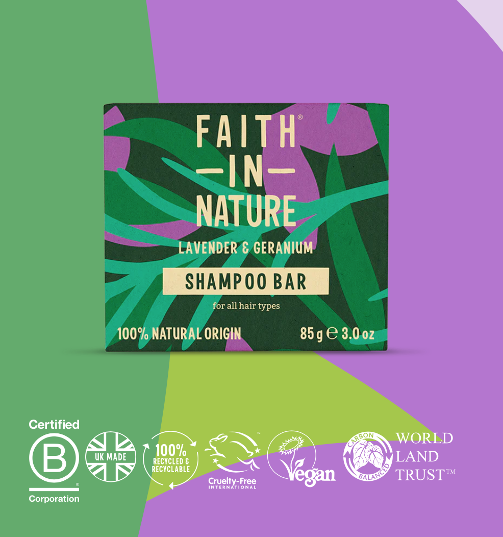 Faith in Nature Lavender & Geranium Shampoo Bar