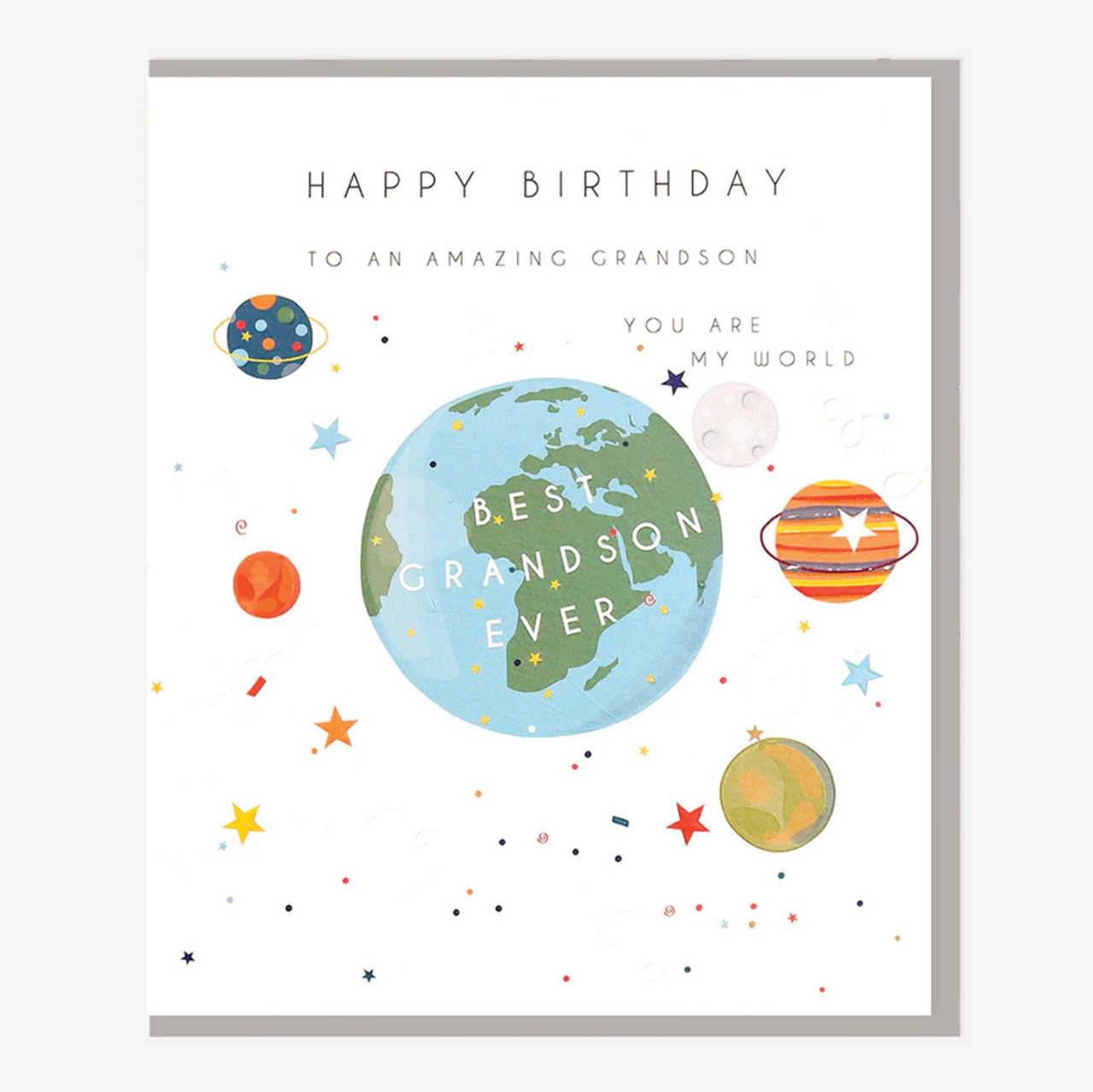 Belly Button Best Grandson Ever Birthday Card