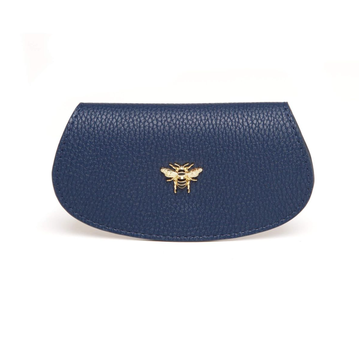 Alice Wheeler Bee Glasses Case - Navy Blue