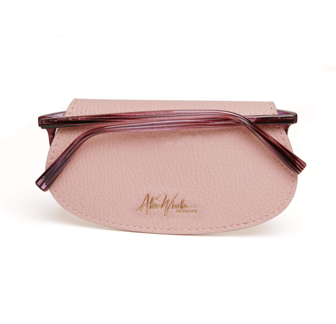 Alice Wheeler Bee Glasses Case - Pink