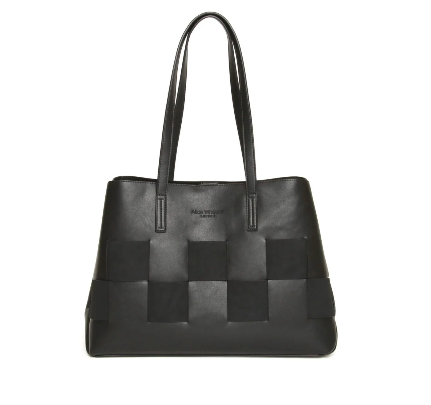 Alice Wheeler Milan Tote Handbag - Nappa Collection - Black
