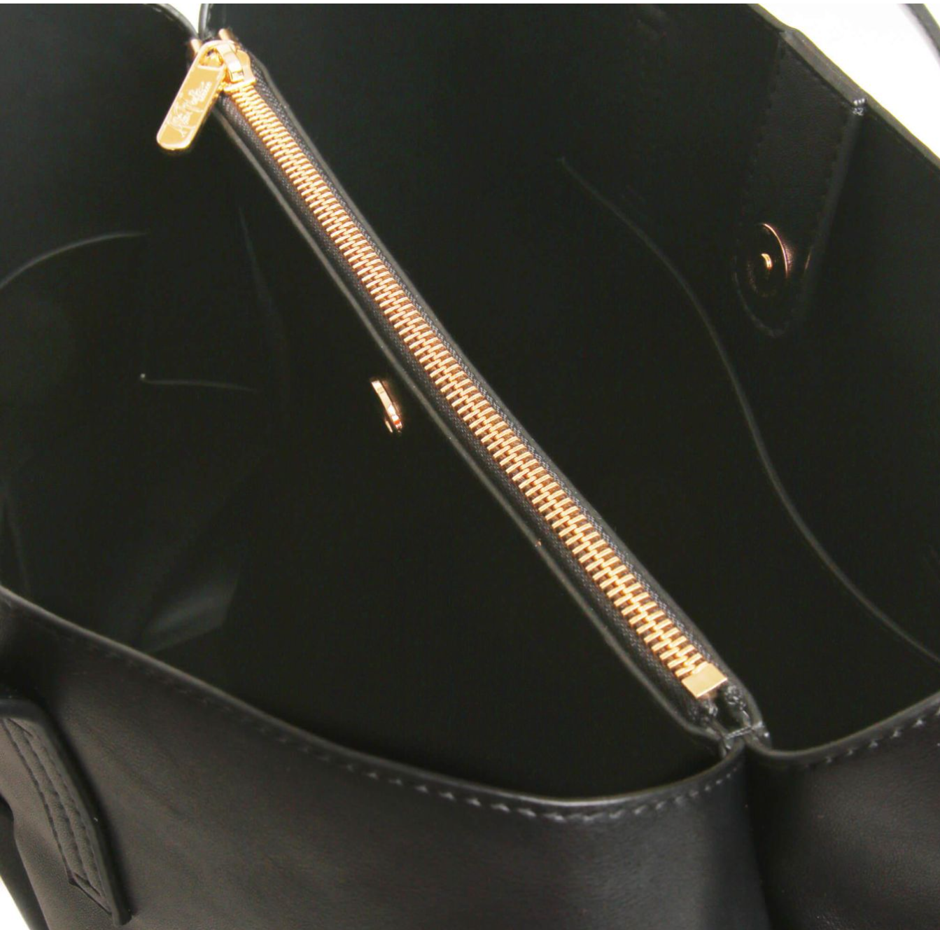 Alice Wheeler Milan Tote Handbag - Nappa Collection - Black