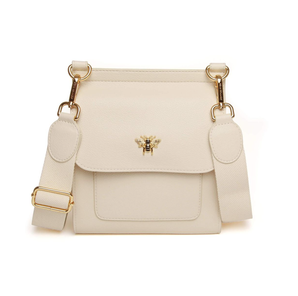 Alice Wheeler Pastel Cream Small Bloomsbury Crossbody Bag