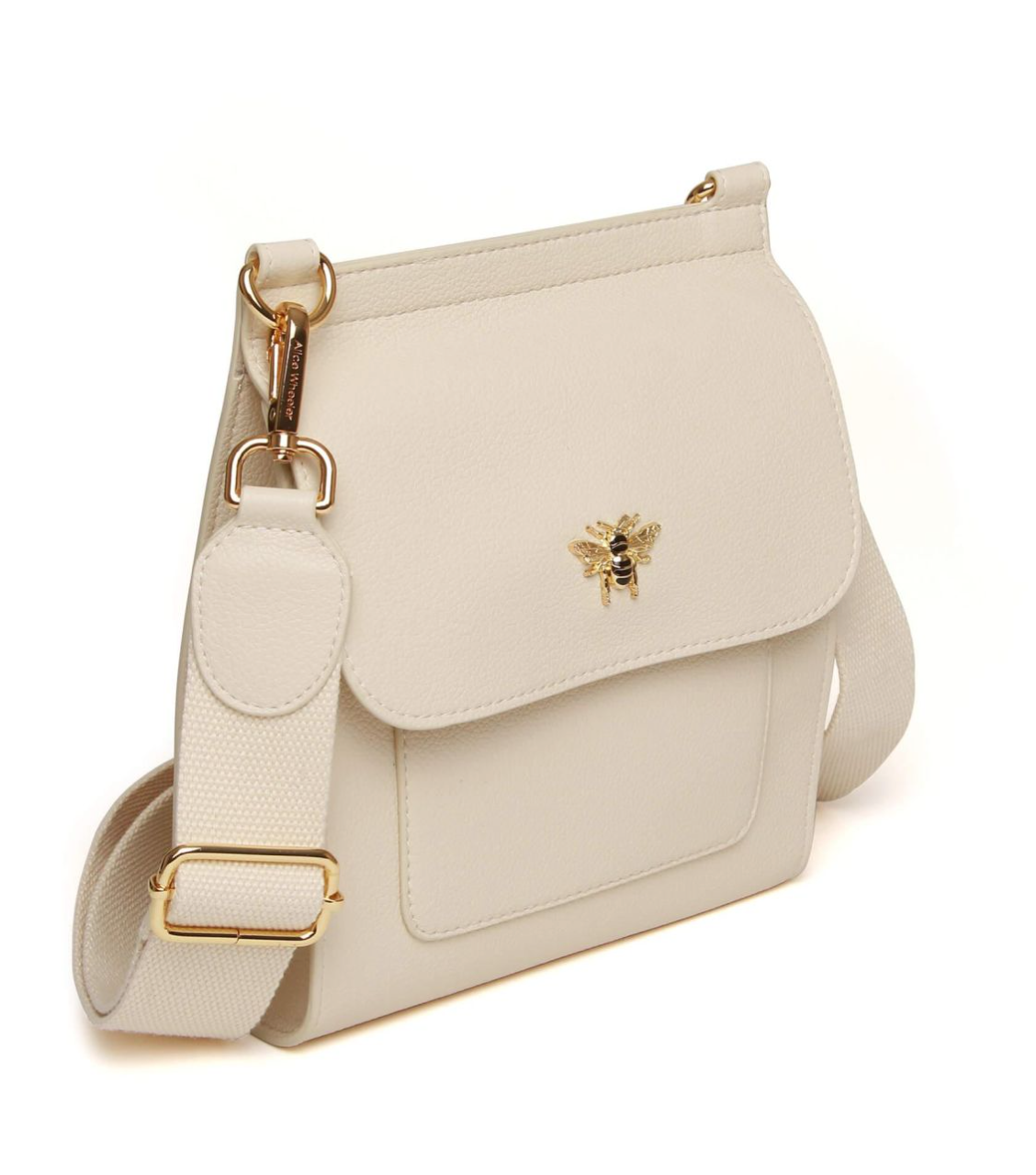 Alice Wheeler Pastel Cream Small Bloomsbury Crossbody Bag