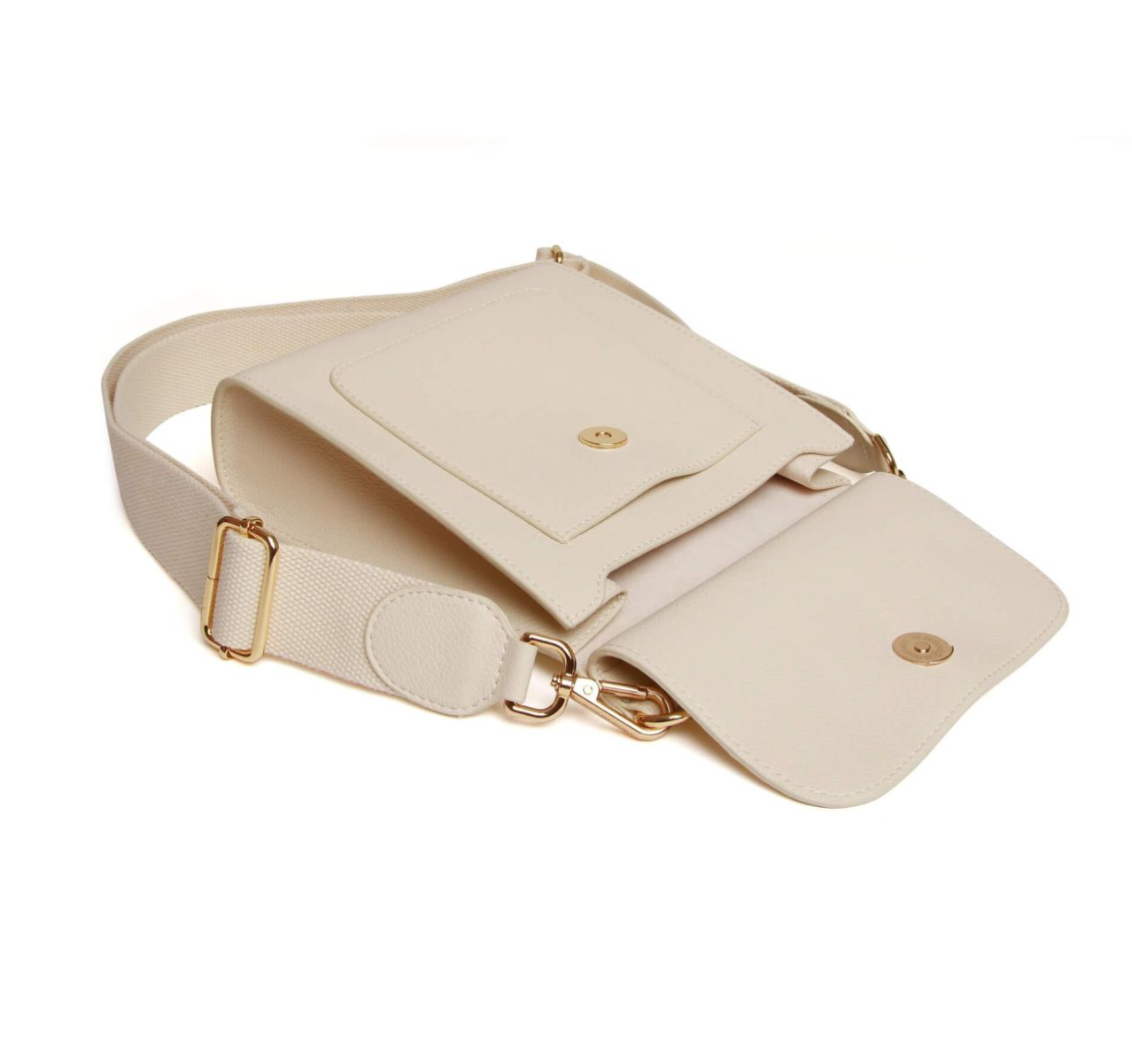 Alice Wheeler Pastel Cream Small Bloomsbury Crossbody Bag