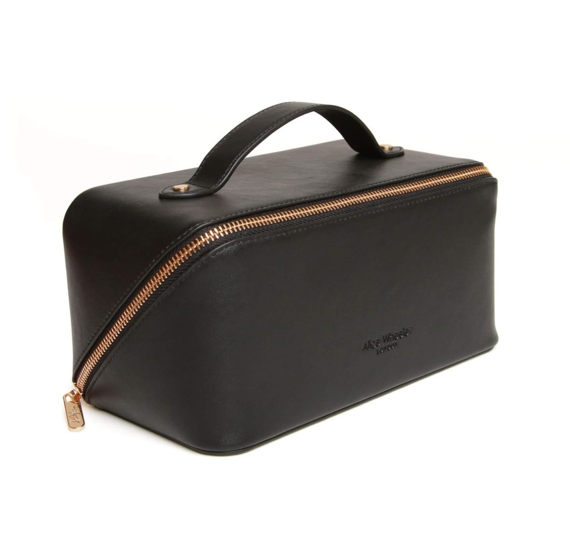 Alice Wheeler Medium Nappa Train Beauty Case - Black