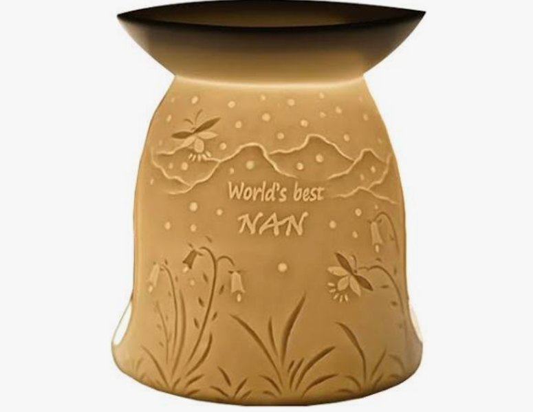 Cello Tealight Wax Melt Burner - World's Best Nan - Floral