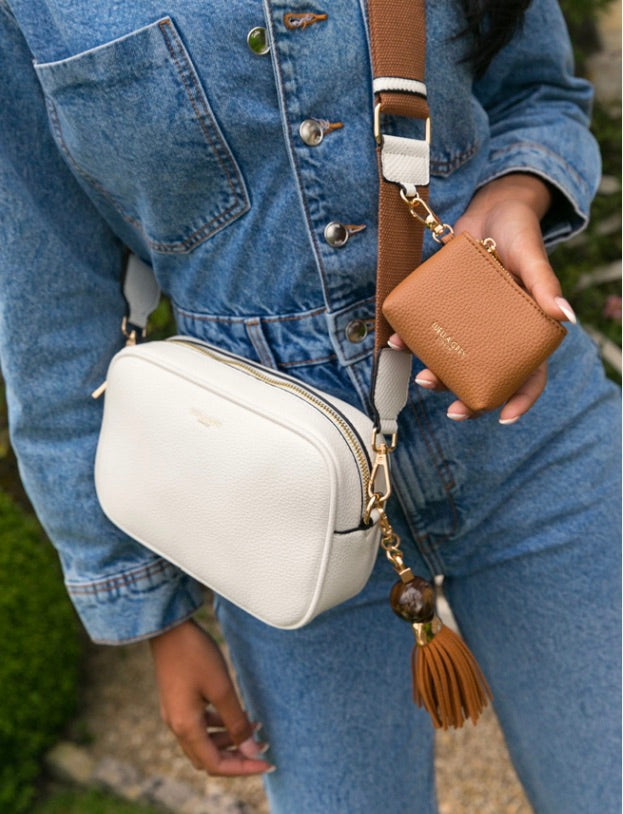 Luella Grey - Betty Crossbody Phone Handbag - White