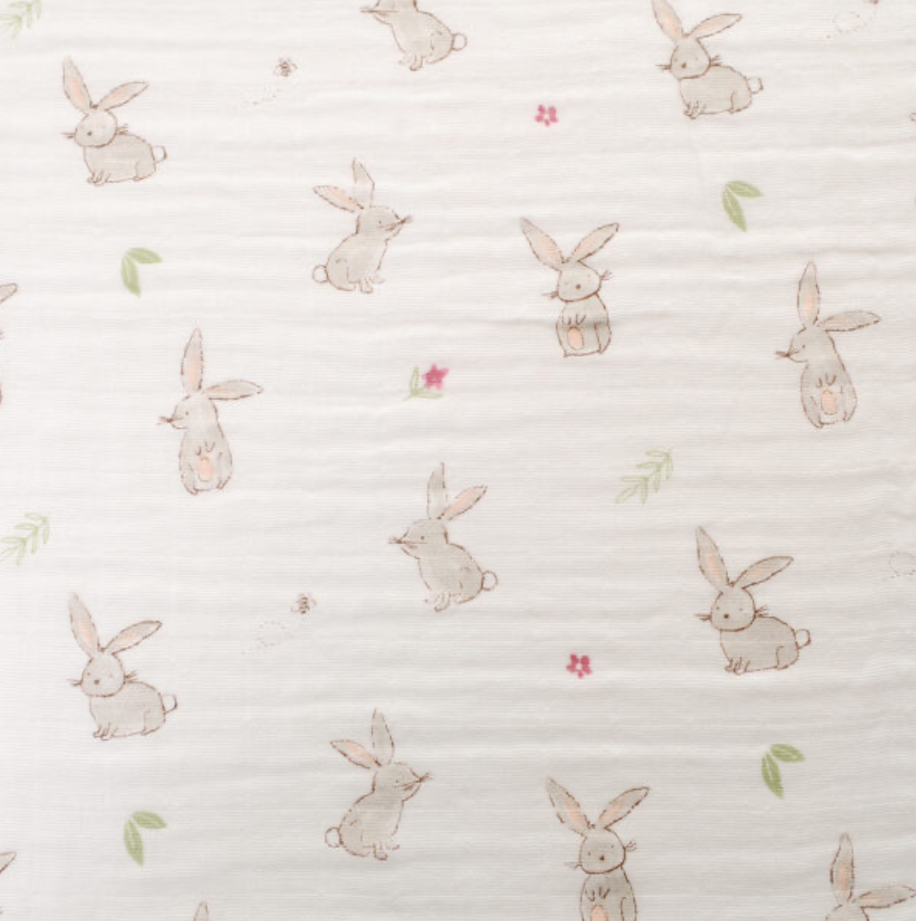 Ziggle Bunnies Muslin Set of 3 Boxed - Ziggle - Pink