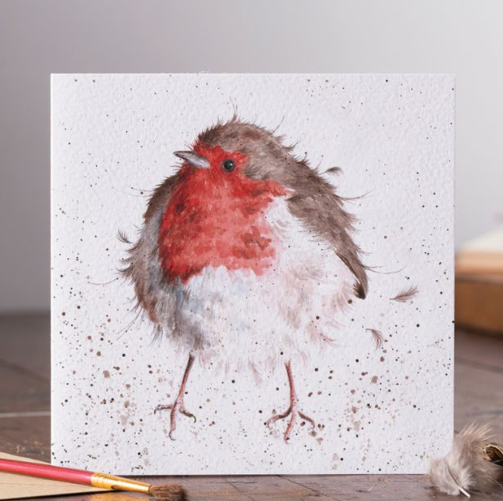 'The Jolly Robin' Bird Blank Card - Wrendale Designs
