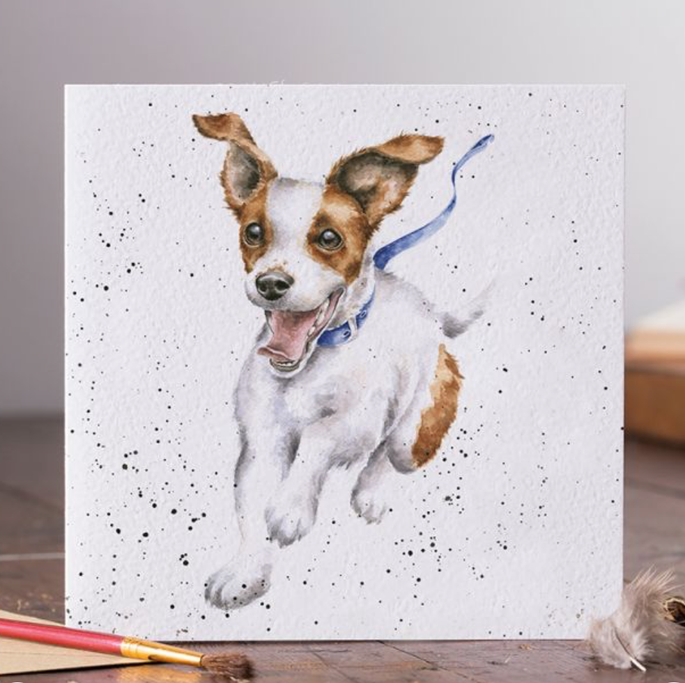 'Freedom' Jack Russell Blank Card - Wrendale Designs