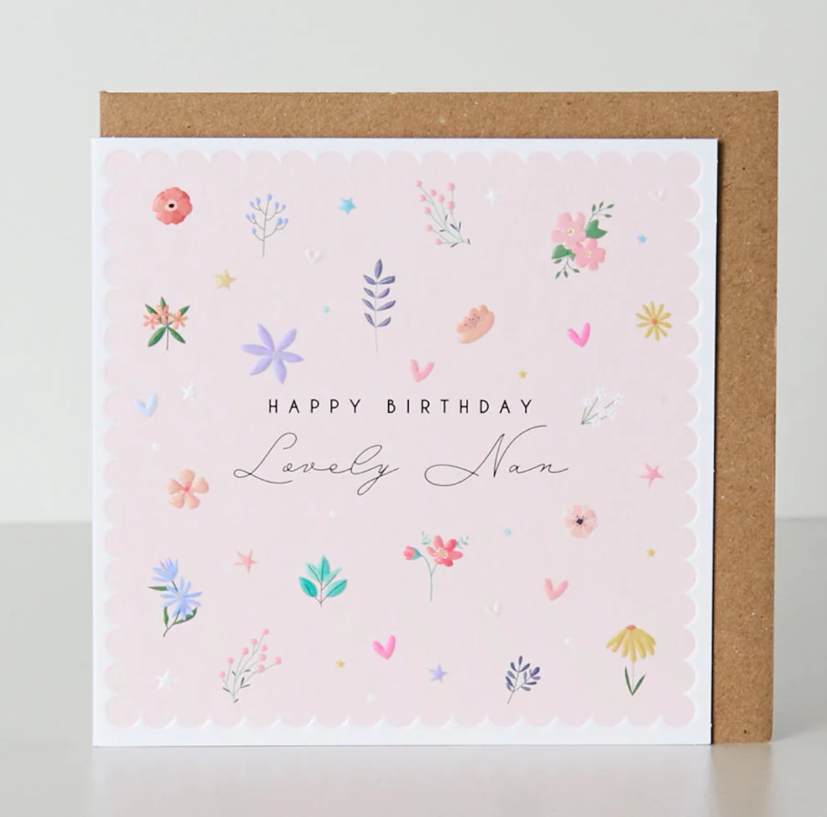 Belly Button Lovely Nan Birthday SMALL Card