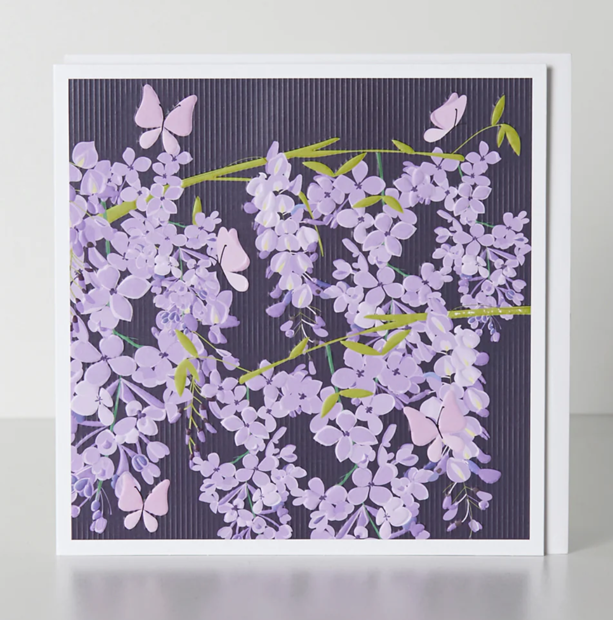 Belly Button Wisteria Blank Card