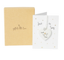 Signature Boxed Mini Porcelain Decoration on Card - Friends Forever - Belly Button