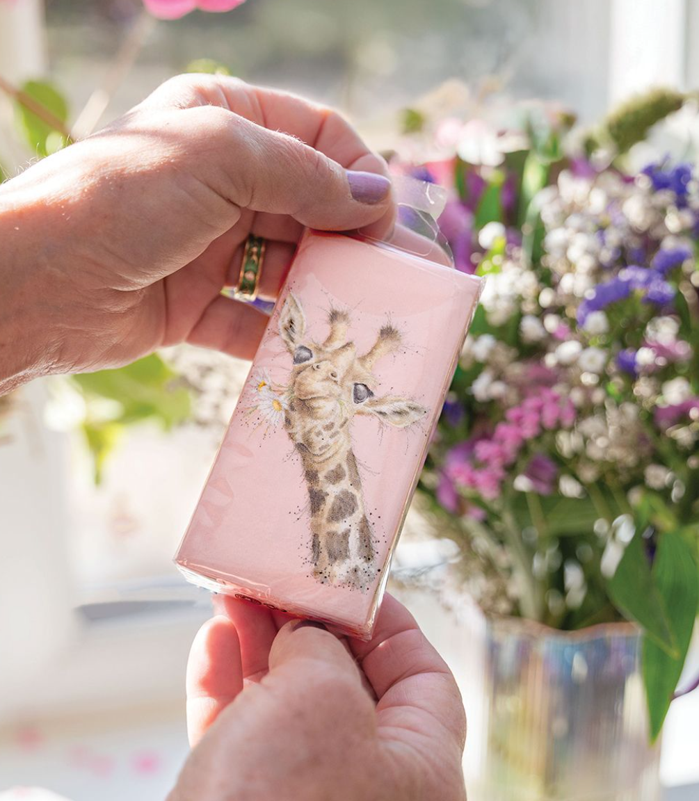 Wrendale 'Flowers' Giraffe Pocket Tissues