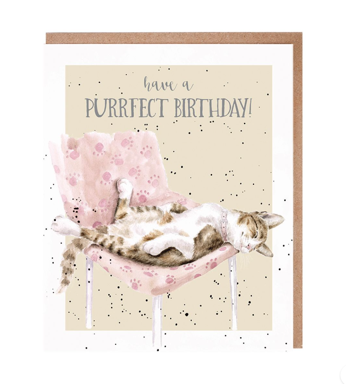 'Tabby Birthday' Cat Purrfect Birthday Card - Wrendale Designs