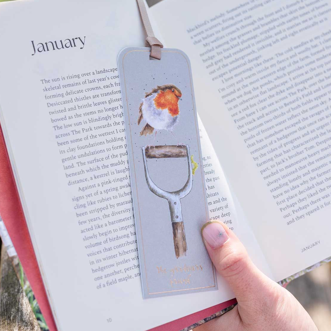 'The Gardener's Friend' Robin Bookmark - Wrendale Designs