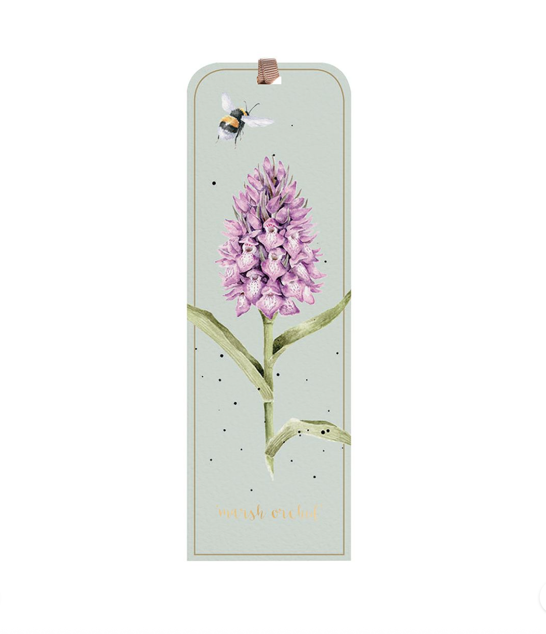 'The Marsh Orchid' Bee & Floral Bookmark - Wrendale Designs