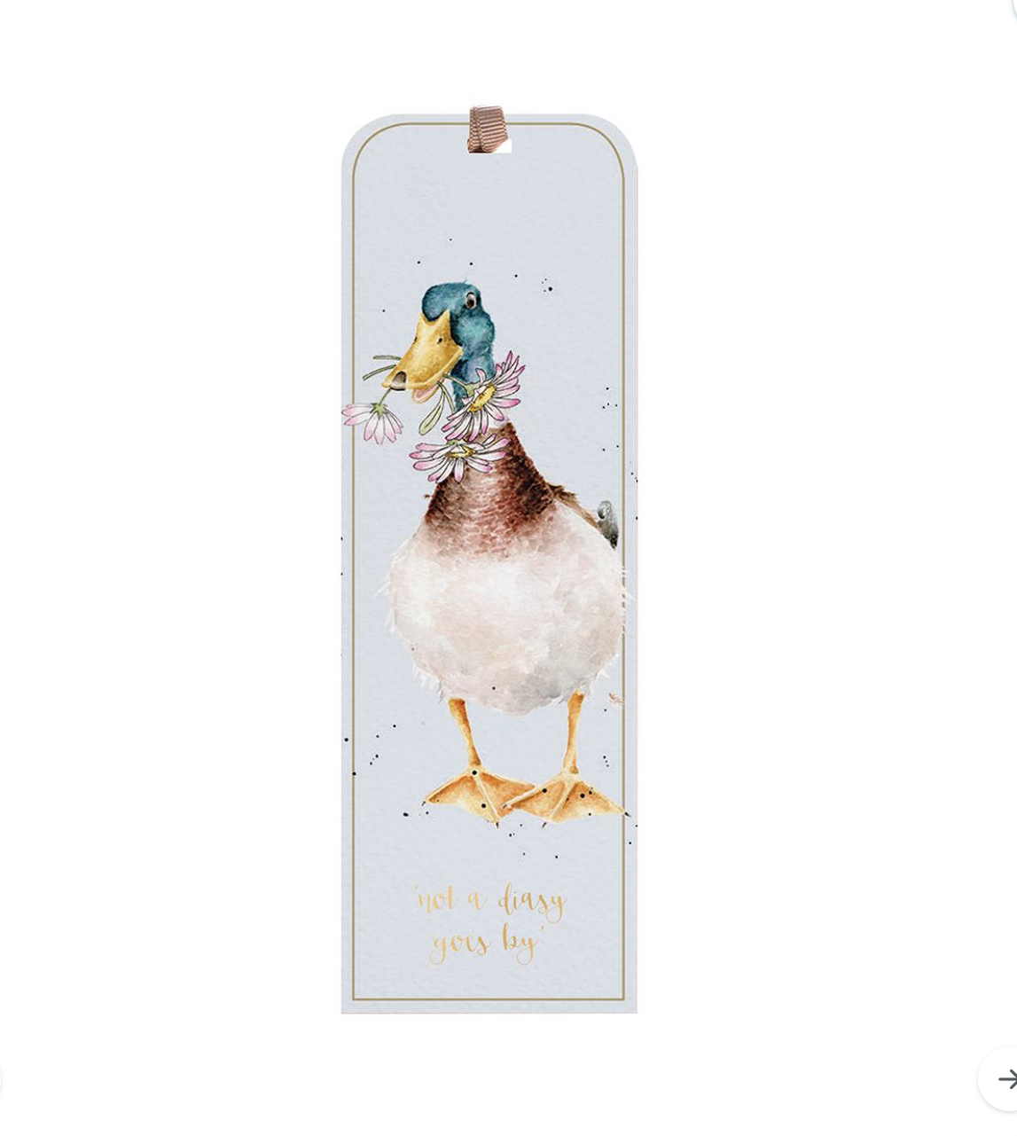 'Not a Daisy Goes By' Duck Bookmark - Wrendale Designs