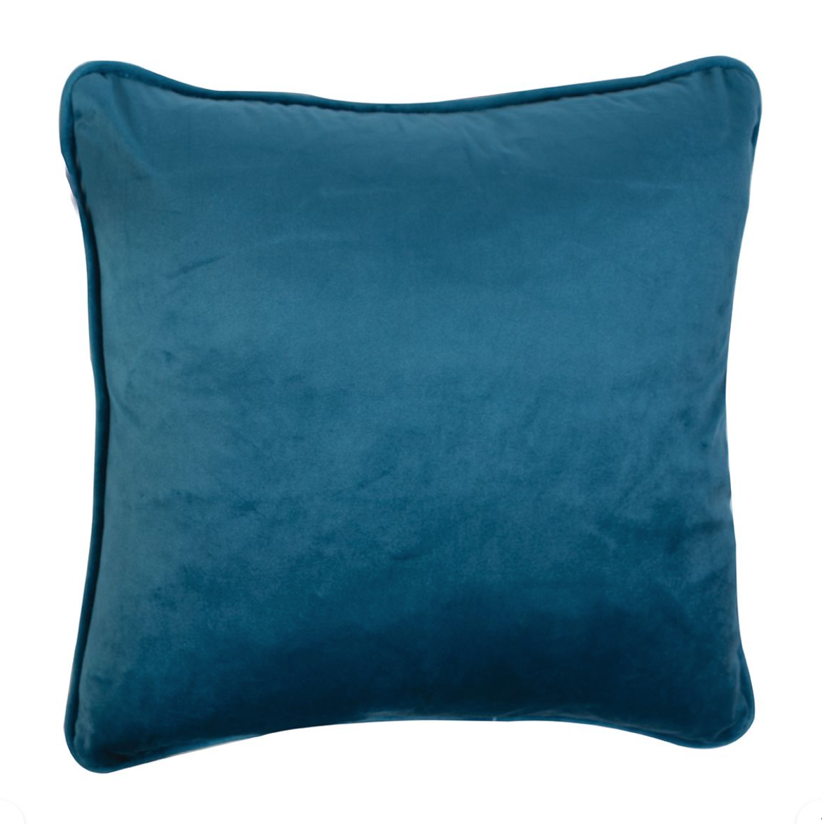 'Daydreamer' Fox Embroidered Cushion Teal - Wrendale Designs