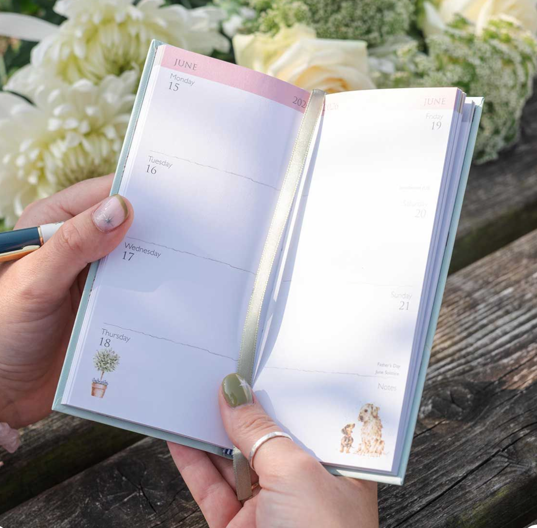 2026 Diary Planner Countryside Slim- Wrendale Designs
