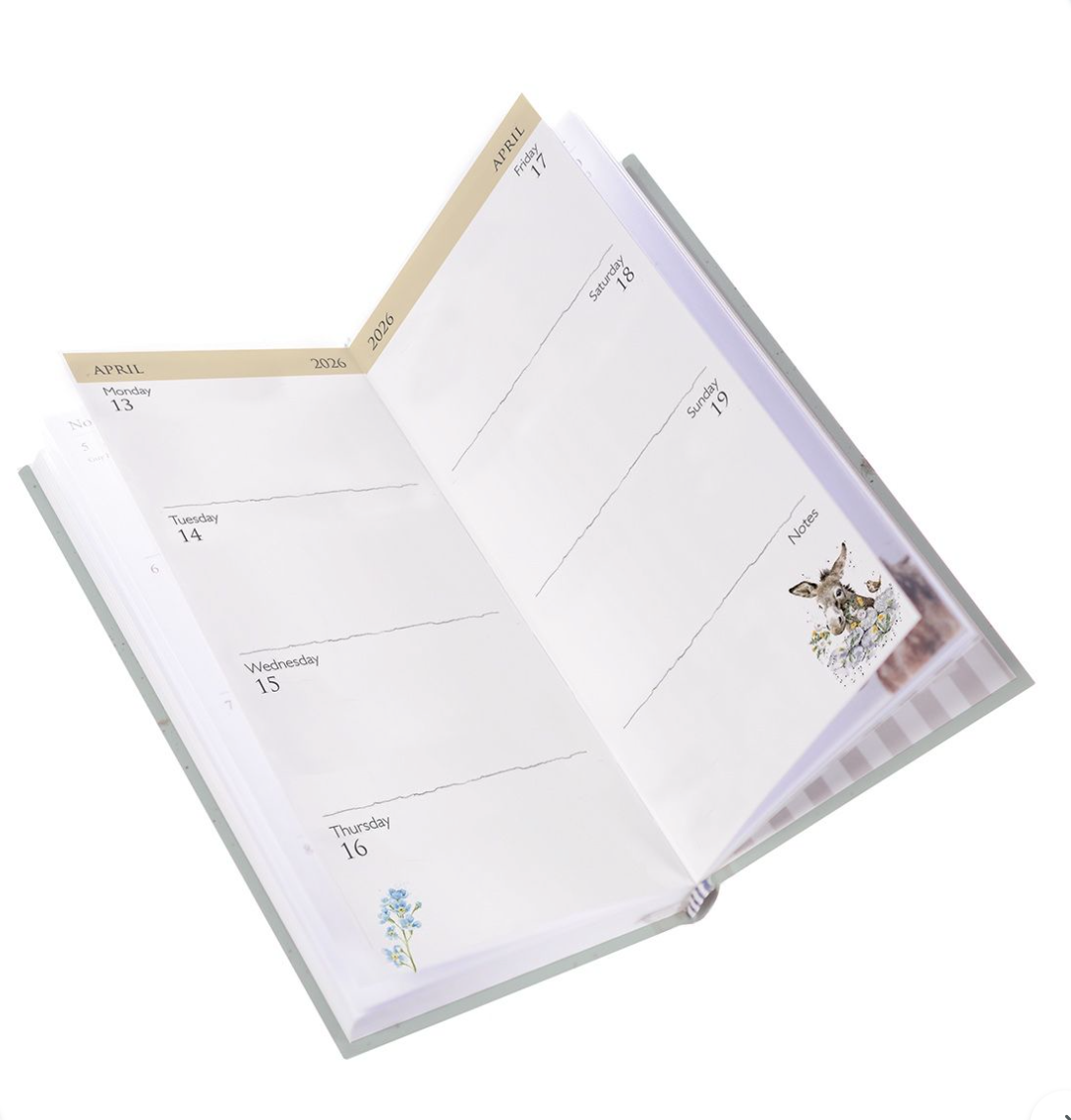 2026 Diary Planner Countryside Slim- Wrendale Designs
