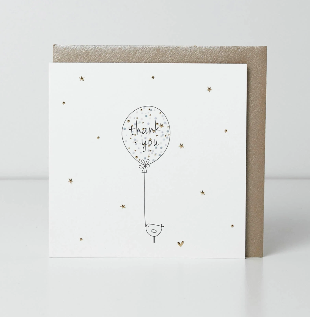 Belly Button Thank You Birdie SMALL Card