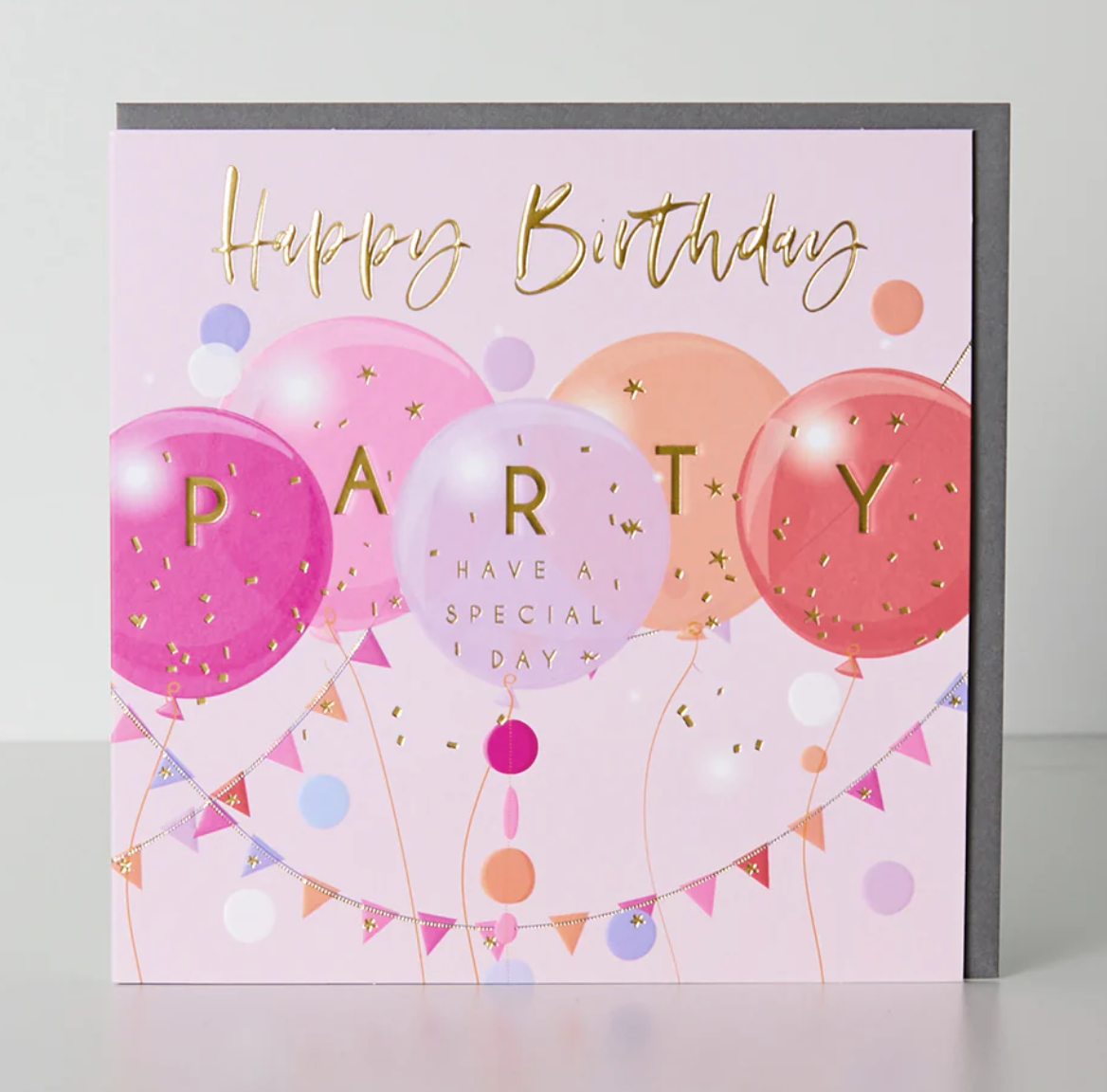 Belly Button Happy birthday Party Have a Special Day Pink Card