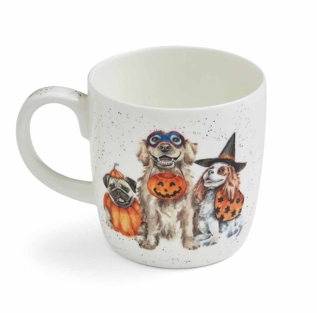 Wrendale - Trick or Treat Halloween - Fine Bone China Mug