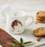 'Garden Friend" Robin Fine Bone China Small Mug - Wrendale Designs