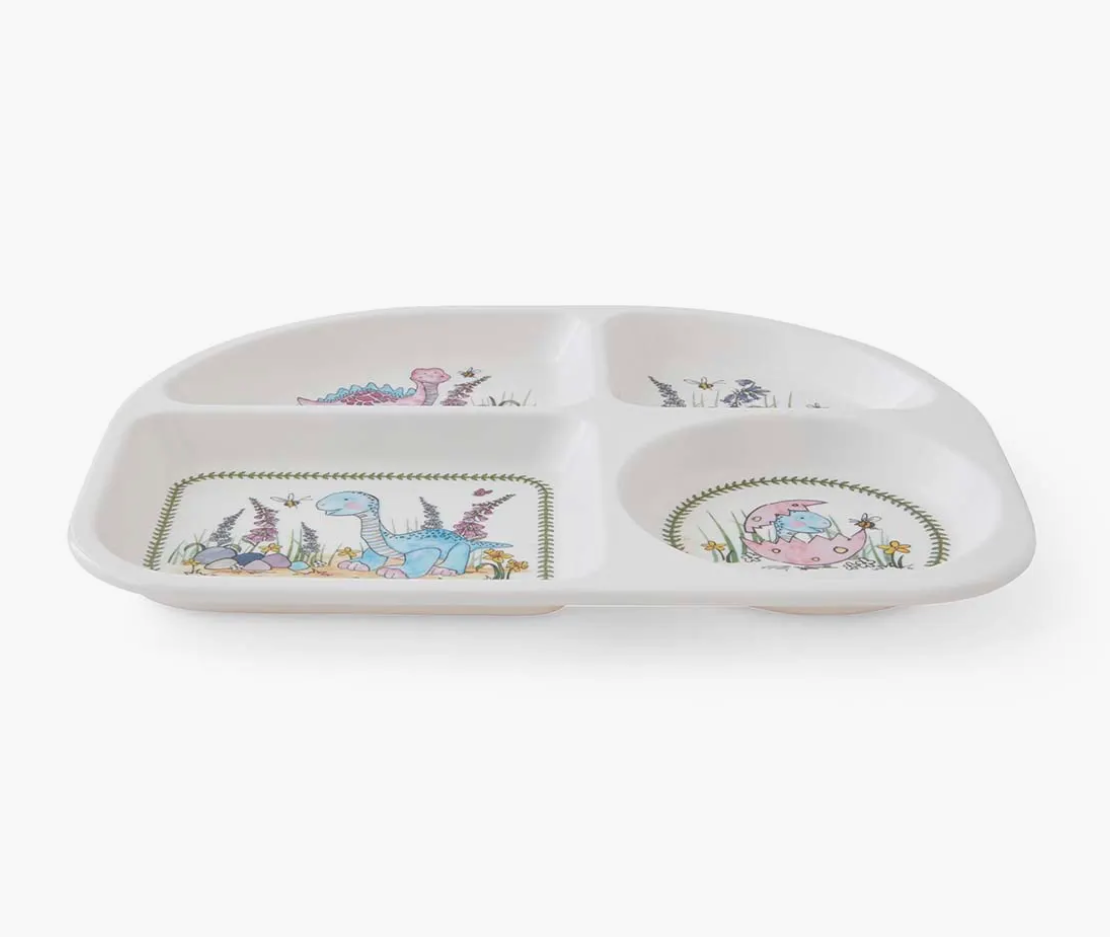 Mini Meirion Dino Melamine Divided Plate - Portmerion