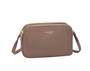 David Jones (NVCM7335-1) Small Double Crossbody Handbag - Bitter Chocolate