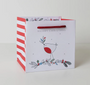 Belly Button 'Merry Christmas' Robin Small/Mug Gift Bag