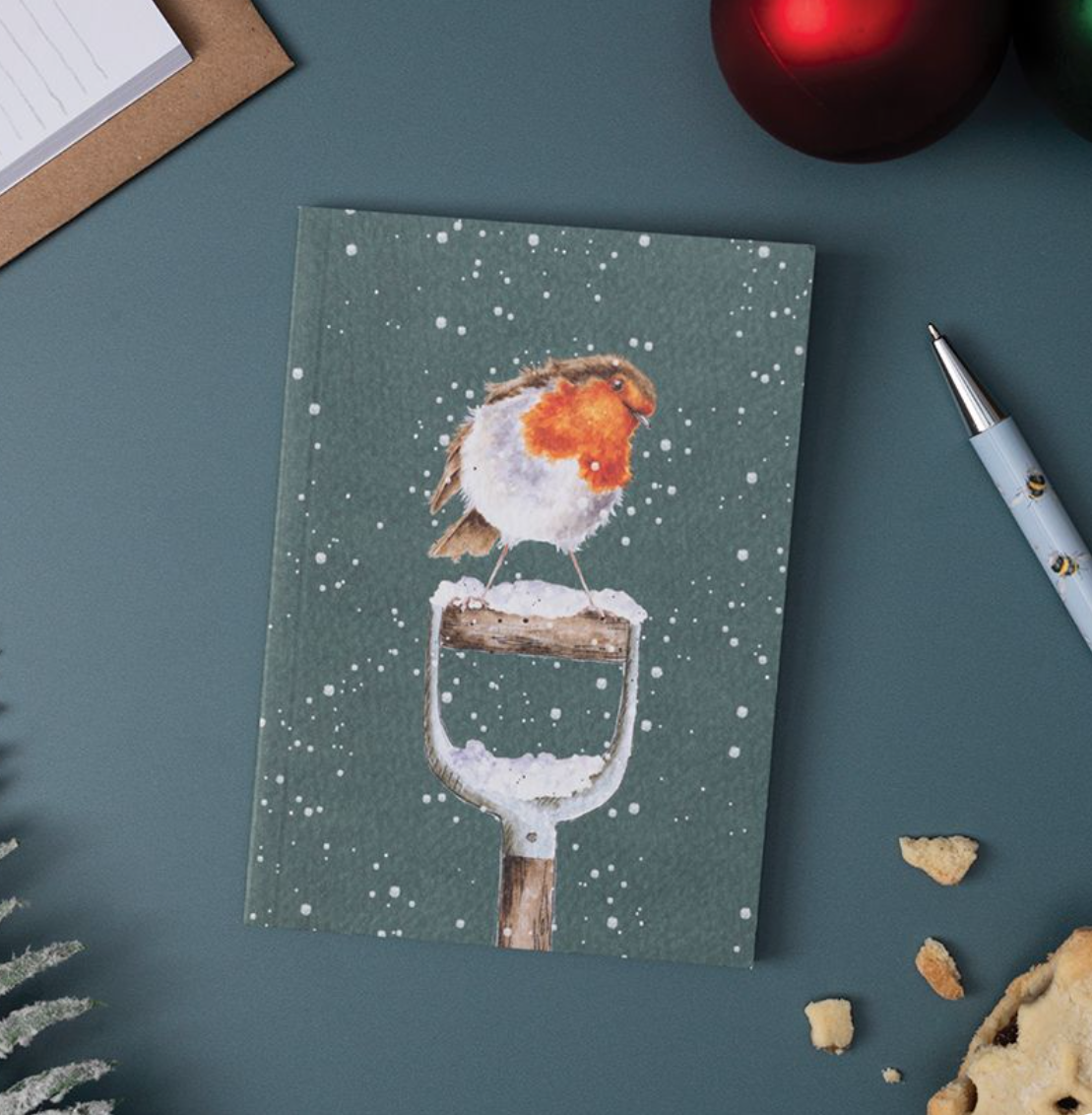 'A Little Red Robin' A6 Robin Notebook - Wrendale Designs