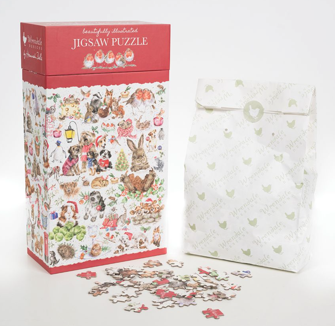 Wrendale Designs 'Country Set Christmas' Animal Puzzle - 1000 piece