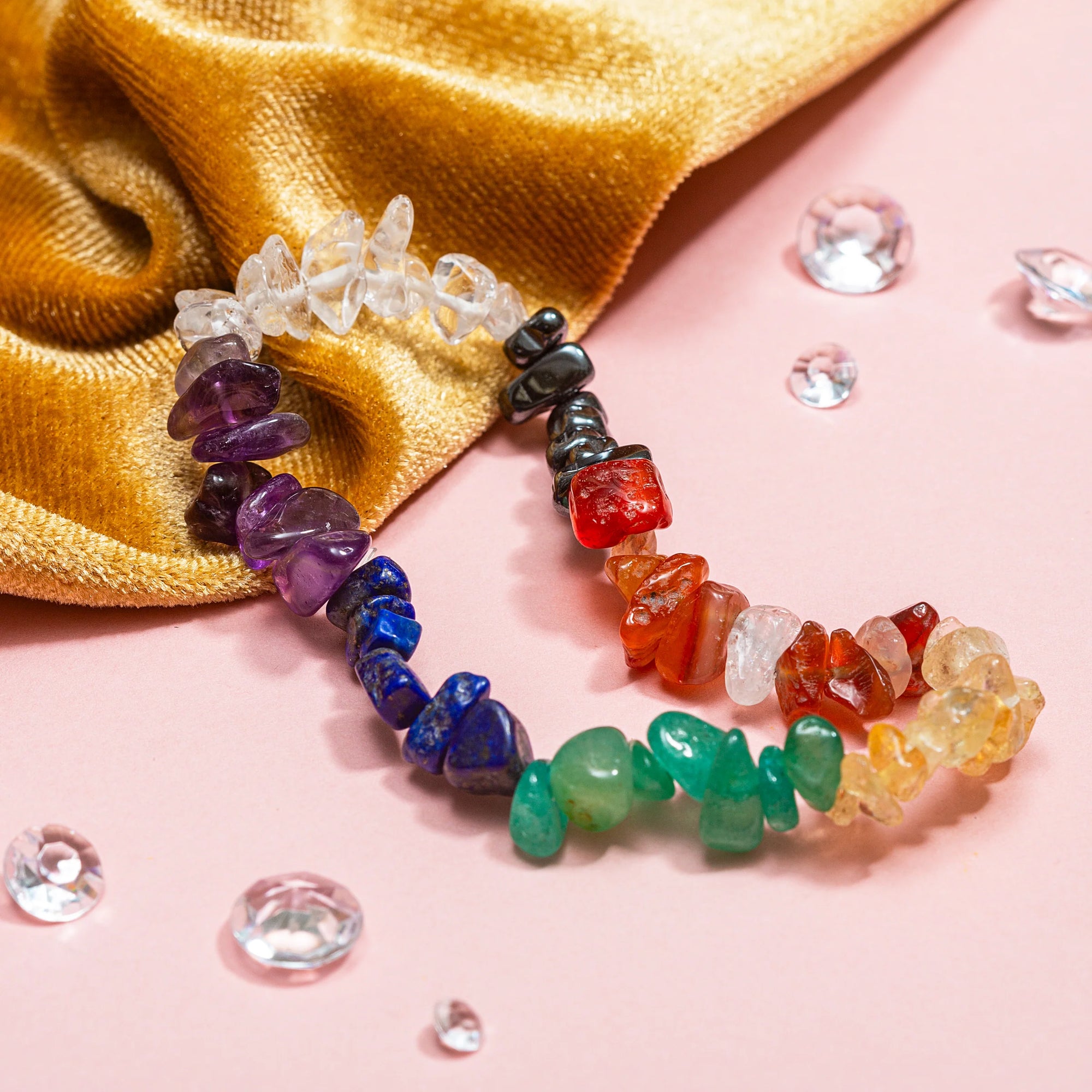 Letterbox Love Serenity Stones Bracelet - 7 Chakras
