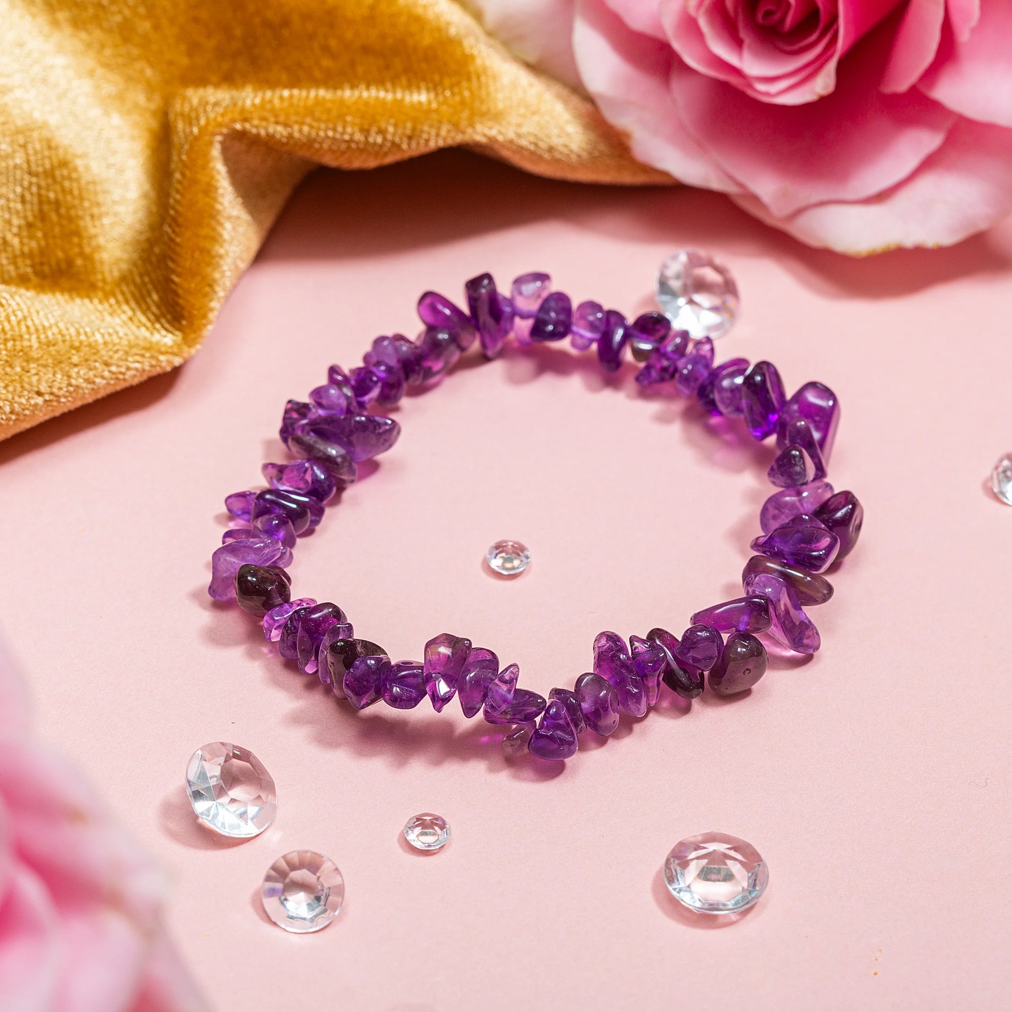 Letterbox Love Serenity Stones Bracelet - Amethyst
