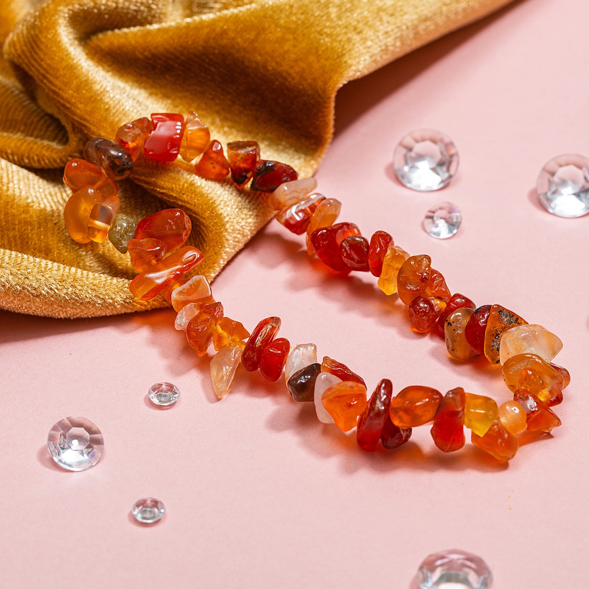Letterbox Love Serenity Stones Bracelet - Carnelian