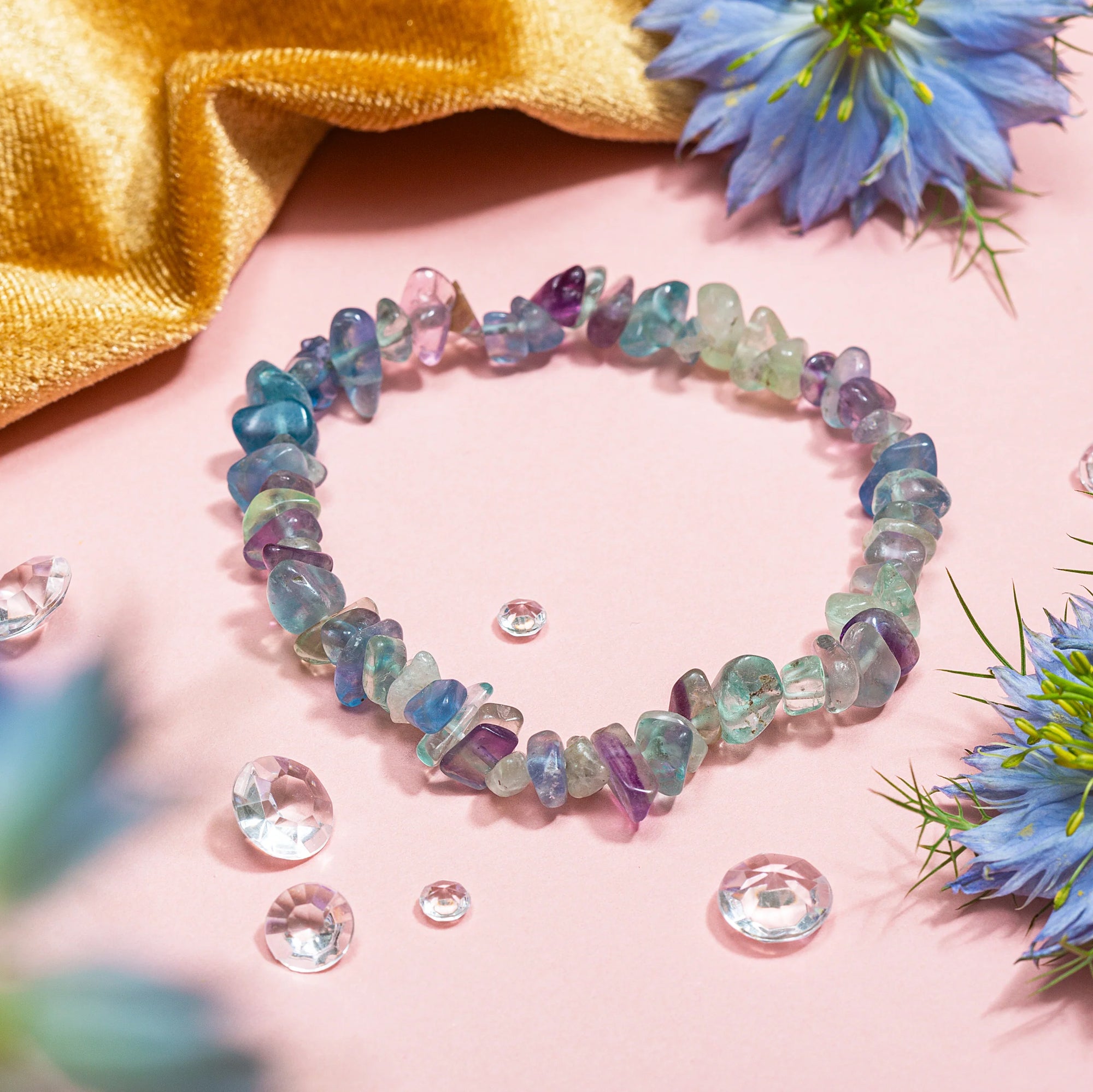 Letterbox Love Serenity Stones Bracelet - Fluorite