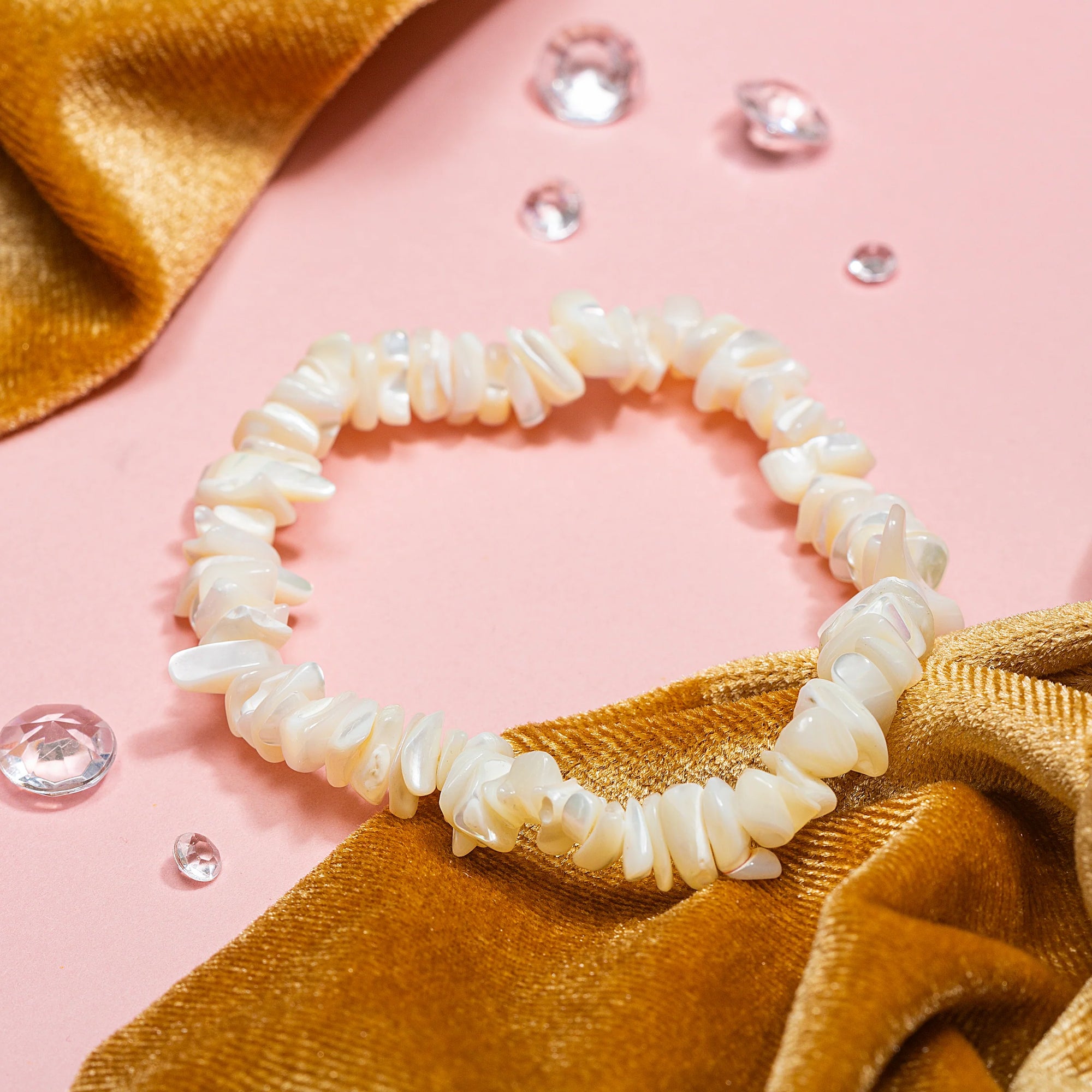 Letterbox Love Serenity Stones Bracelet - Pearl