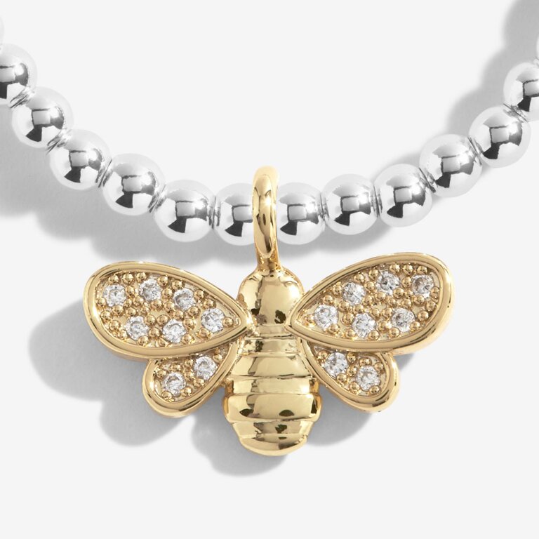 Joma Jewellery Girls - Children's A Little Happy Bee-Day Bracelet