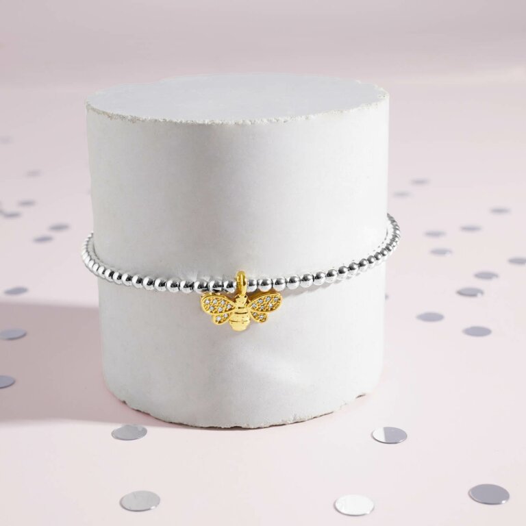 Joma Jewellery Girls - Children's A Little Happy Bee-Day Bracelet