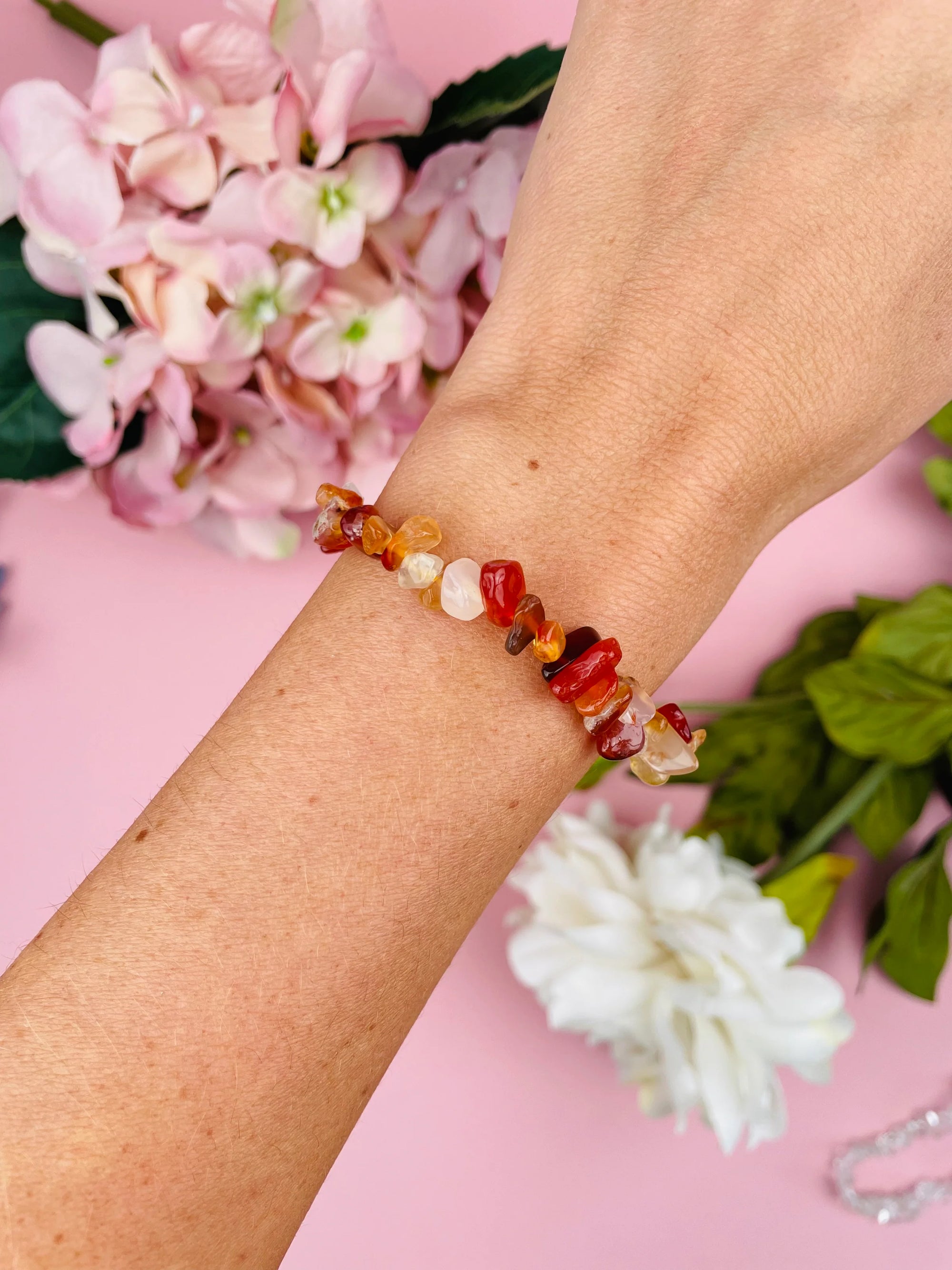 Letterbox Love Serenity Stones Bracelet - Carnelian