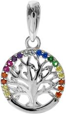 Kali Ma Callista Tree of Life Rainbow Pendant - Sterling 925 Silver