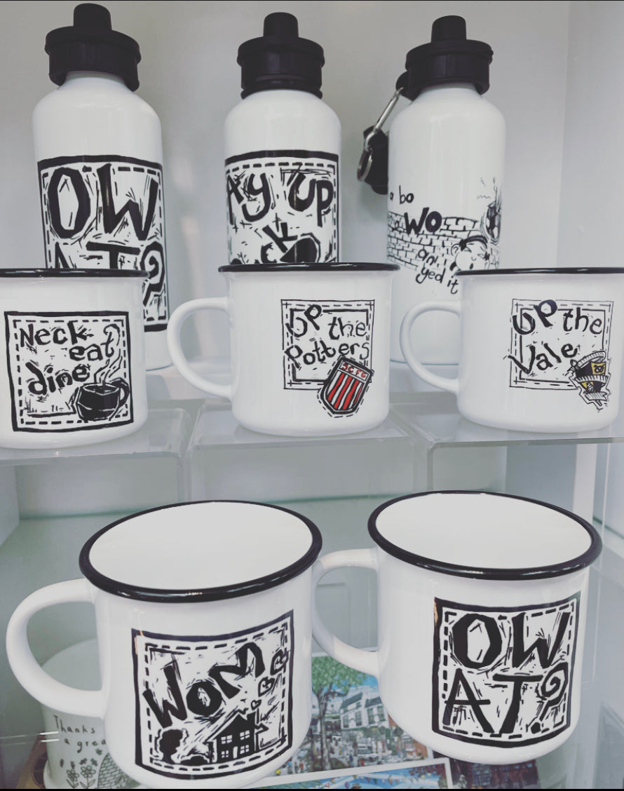 Born Stokie Bone China Mug - Neck Eat Dine
